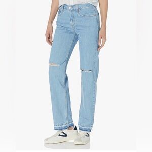 Levi’s Low Pro Jeans Light Wash Distressed